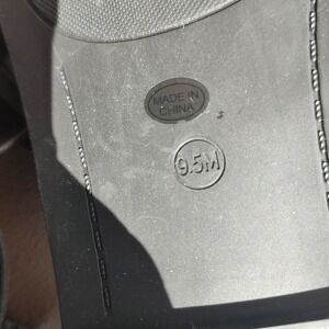 Modatope Womens Black Strappy Gladiator Sandals Flat Buckle Shoes Size 9.5M